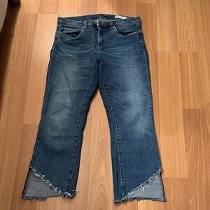 Blank NYC Distressed Blue Ankle Jeans size 29